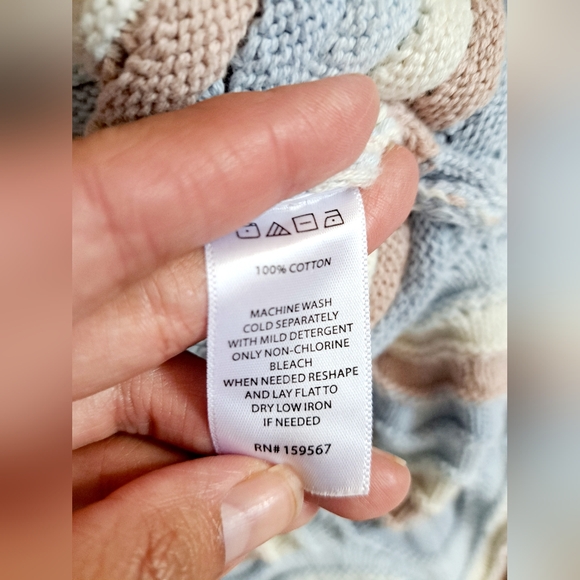 Women's Willoa and Wind Blue and Brown Cotton Set - Picture 6 of 7